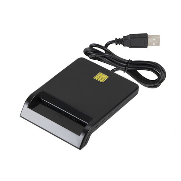 USB Smart Card Reader För Bankkort IC/ID EMV kortläsare Hög