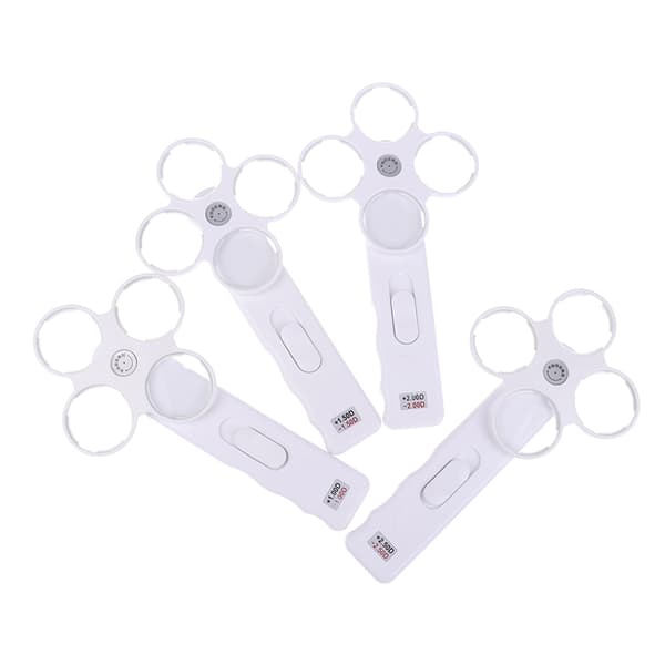 4-linsig optisk flipper i plast, justerbar optometri-flipplins I A