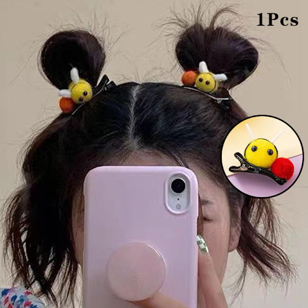 1kpl e sarjakuva mehiläinen hiusneula tytöille naisten hiusklipsit Hair Acc