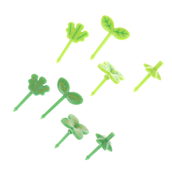 8 stk. fruktgaffel bladsalat mini kake