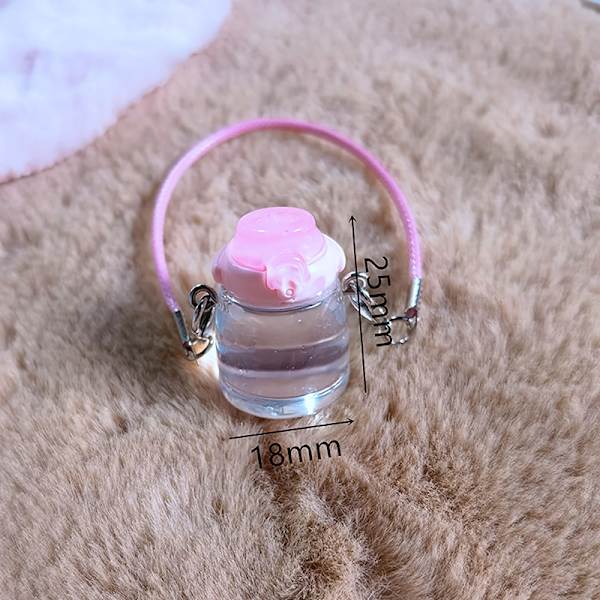 1:12Dollhouse Miniature e Kettle Water Cup Vattenflaskkopp Mod Pink