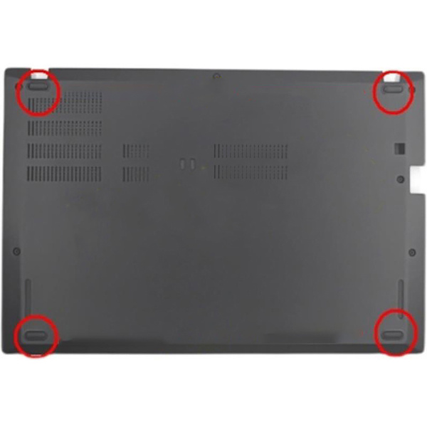 4 kpl / set Kumijalkatyyny Thinkpad T480S -pohjan cover