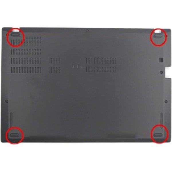 4 stk/sett Gummifotpute for Thinkpad T480S bunndeksel