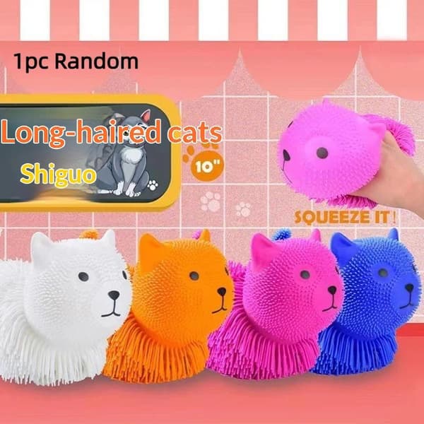 Morsom sensorisk hjelp, hund, PVC, dekompresjon for barn A2