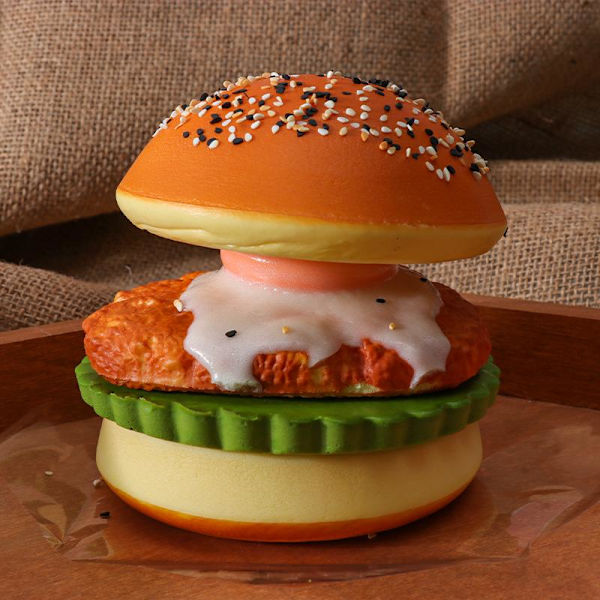 Simulering Hamburger Legetøj Sjovt Legetøj Burger Model Indretning Langsom Stigning