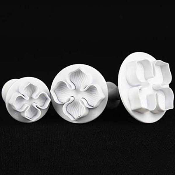 3 stk hortensia fondant kake dekorere sugarcraft stempel ter f
