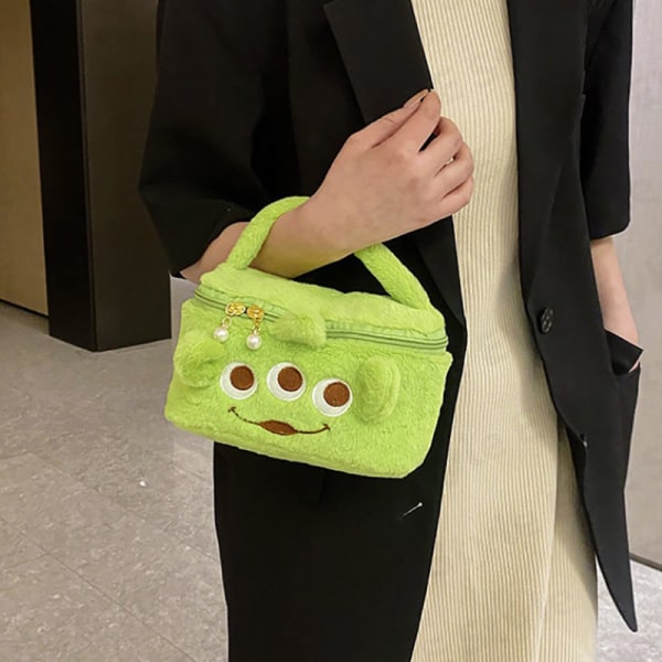 Pehmokäsilaukku naisille S e Bento Bag Sweet Girl S New Fashion Green