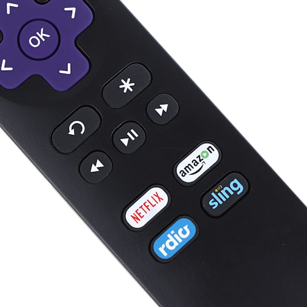 Erstatningsfjernkontroll for ROKU1/ 2/ 3/4 med Strap Smart R