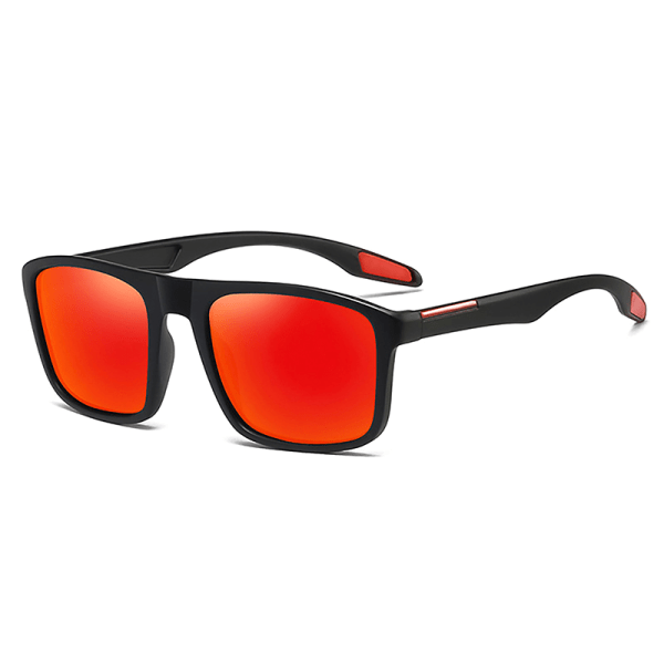 Utomhus polariserade solglasögon unisex svart båge Herr Dam UV400 A4