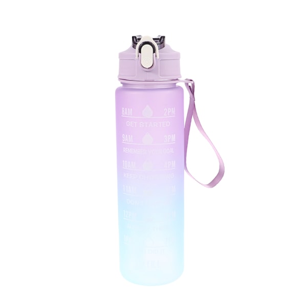 900ML sport vandflaske Lækagesikker flaske Purple