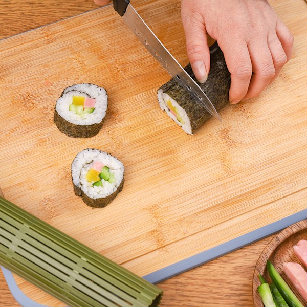 Kjøkken Sushi Rullematter Vaskbar Gjenbrukbar Sushi Form Matte DIY