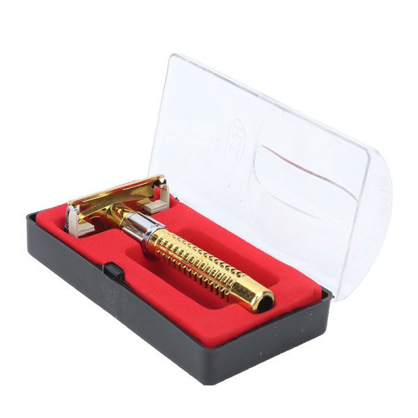 Retro Safety Razor Box Kahva Partakoneen parranajotyökalu Parranajotyökalu M