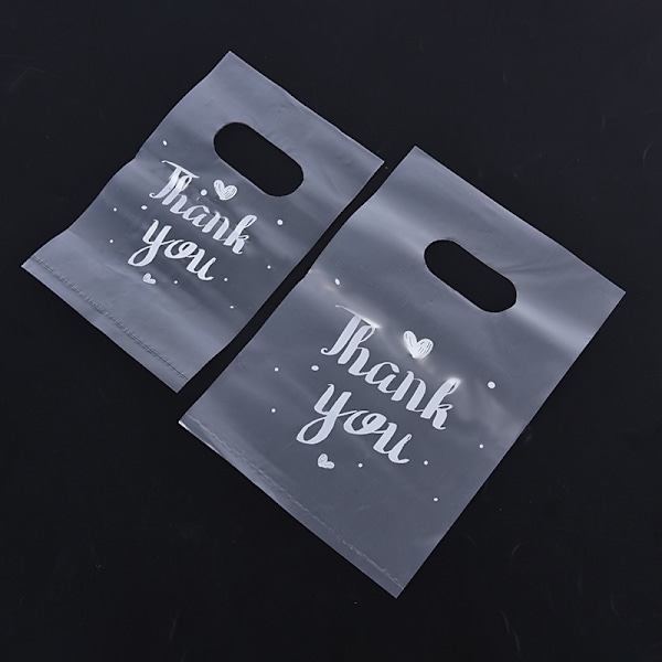 100 stk. Mini Tak Plastik Gaveposer Bryllup Slikposer Butik 9*15cm
