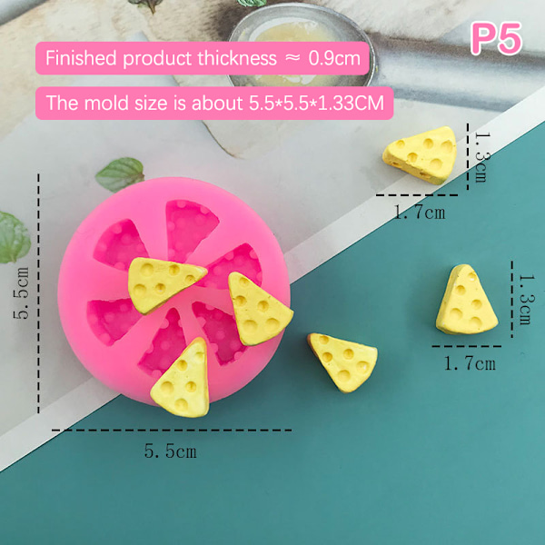 1 kpl Molds Keksi Suklaakakun koristelu Työkalut Pehmeä Si 5