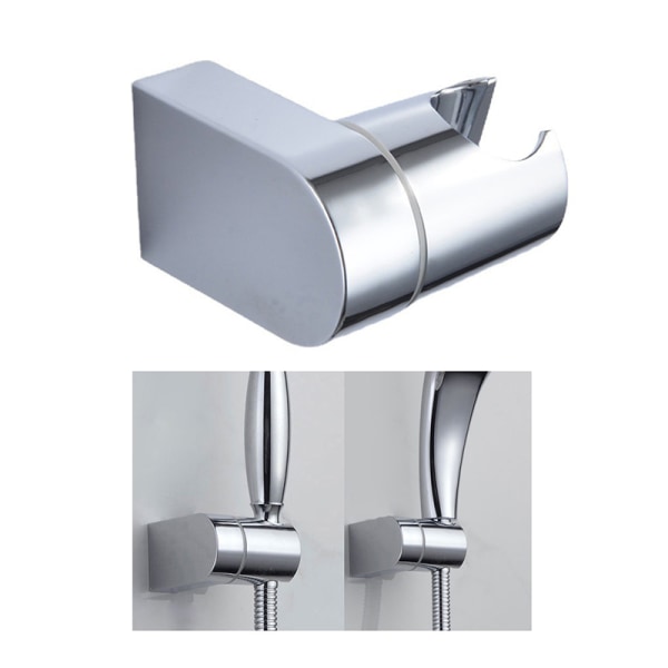 Justerbar ABS Chrome håndholdt bruseholder Bracket Skinne Brack