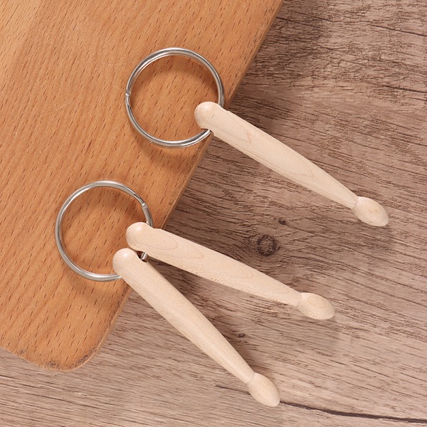 Mini Drum Sticks Avaimenperä Puiset Rumputikut Avaimenperä Avaimenperä Avaimenperä A