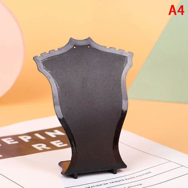 Halskæde Holder Vedhæng Smykker Display Stand Øreringe Display Black