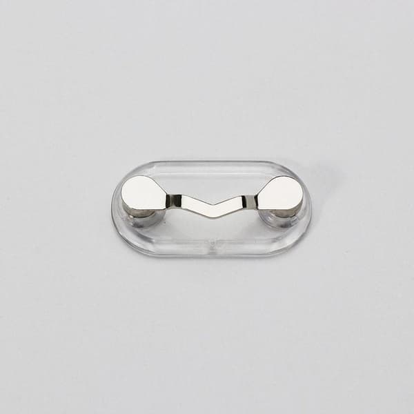 Holdbar multifunktionel magnetisk klips til solbriller, briller, badge Black