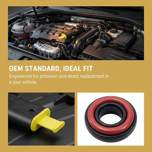 1 st bromsservo vakuumtryckssensor OEM 5Q0906207 8290065 Black