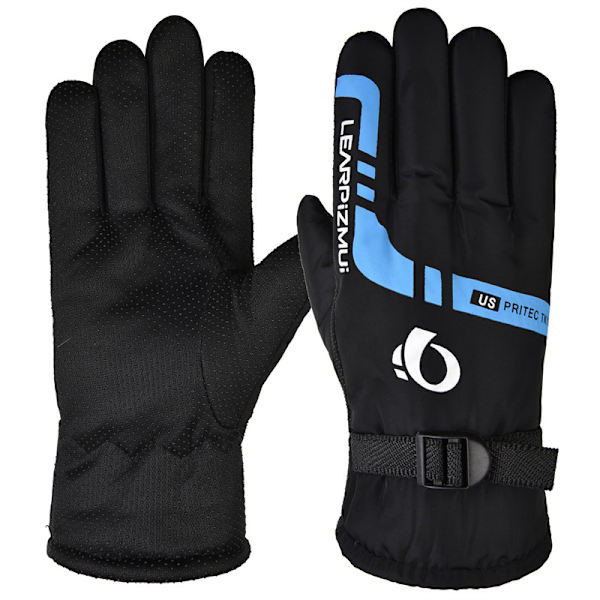 Menn Vanntette Vinter Sykkel Varme Hansker For Riding Motorsykkel 3(Blue)