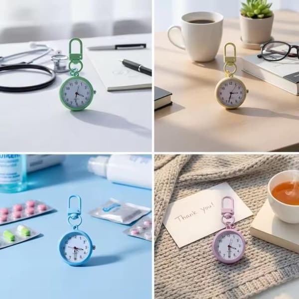 1 st tyst fickur för prov med läderfodral Mini återanvändbar A2