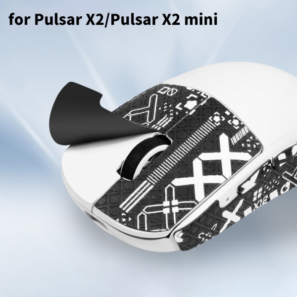Sklisikker museklistremerke for Pulsar Xlite X2/X2 MINI Mouse Grip T A7