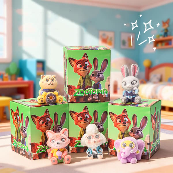 1/6/12 stk. Zootopia-serien e Judy Hopps Nick Wilde Nick Blind Bo A1