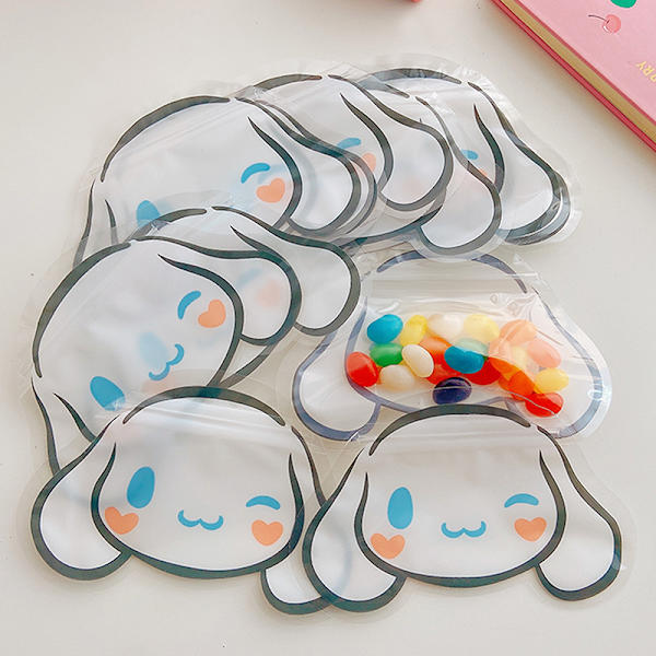 10st Ziplock Bag e Candy Cookie Packaging Bags Presentförpackning E