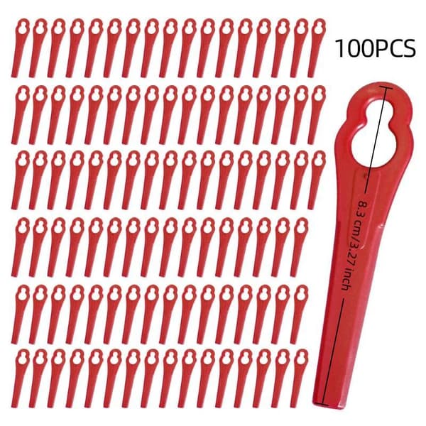 Rafford 100 stk. plast erstatningsgressklipping passer til 2 2 3 2 FS Red