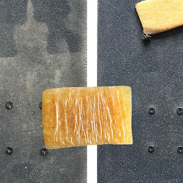 Magic Kestävä rullalautakahva Griptape Gum Rub Wipe Eraser Effi M