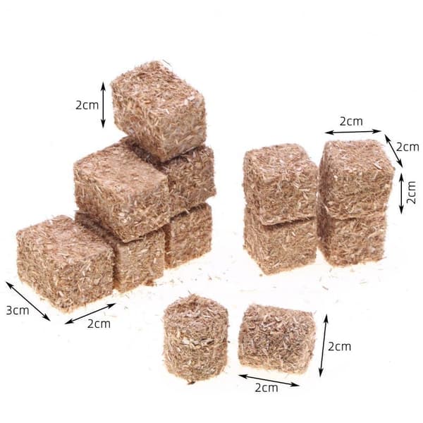 Miniatyra höbalar med realistisk texturerad design, hög simulering A3