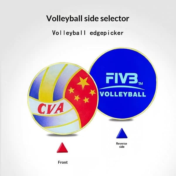 Zinklegering Side Pick Fodboldtræning Dommer Flip Mønt Side T CVA