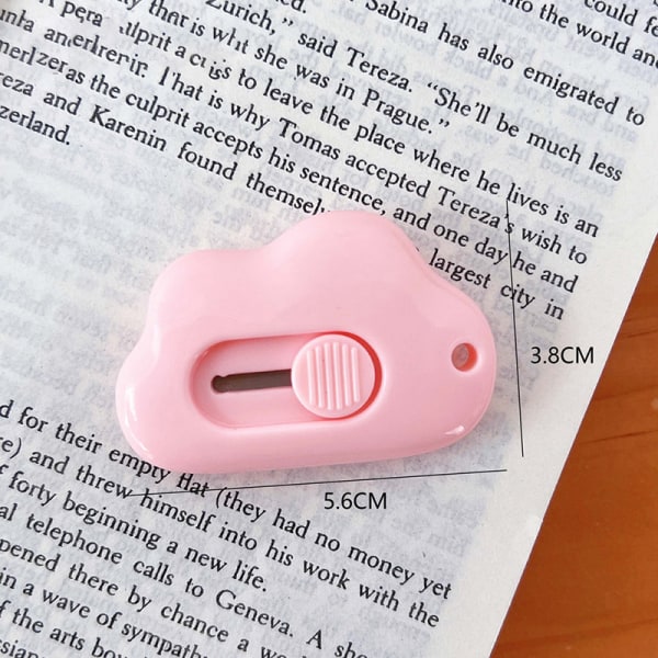 e Cloud Shape Mini Portable Utility Paper ter ting -paperi Pink