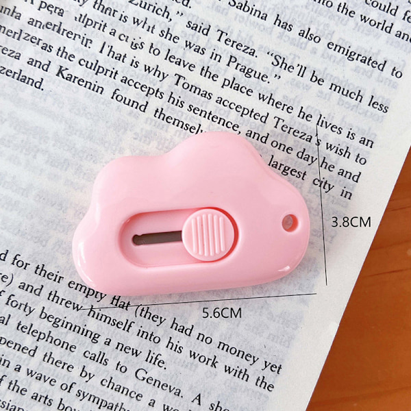e Cloud Shape Mini Portable Utility-papper ter tingspapper Pink