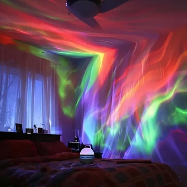 LED Aurora Borealis Natlys Stjerneklar Galakse Lysprojektor D A1 1PC