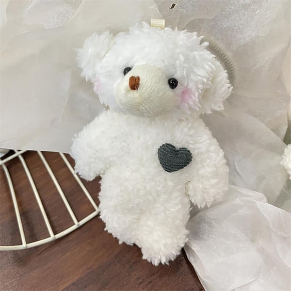 e Love Bears Plysjleker Dukkeanheng Bear Stuffed Doll Keychai Green