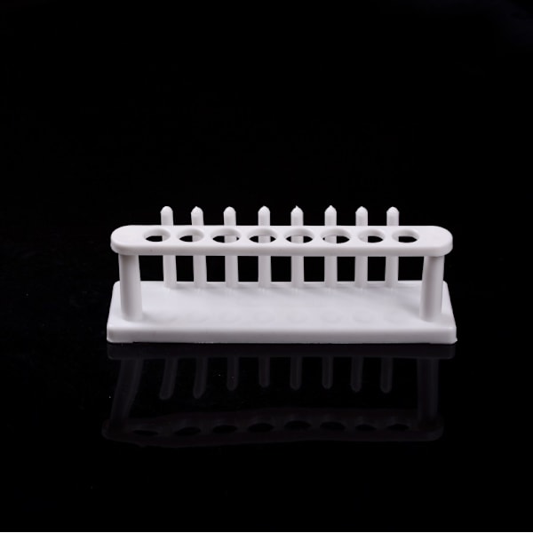 8 Håls Plast Test Tube Rack Test Rör Hållare Förvaring Sta