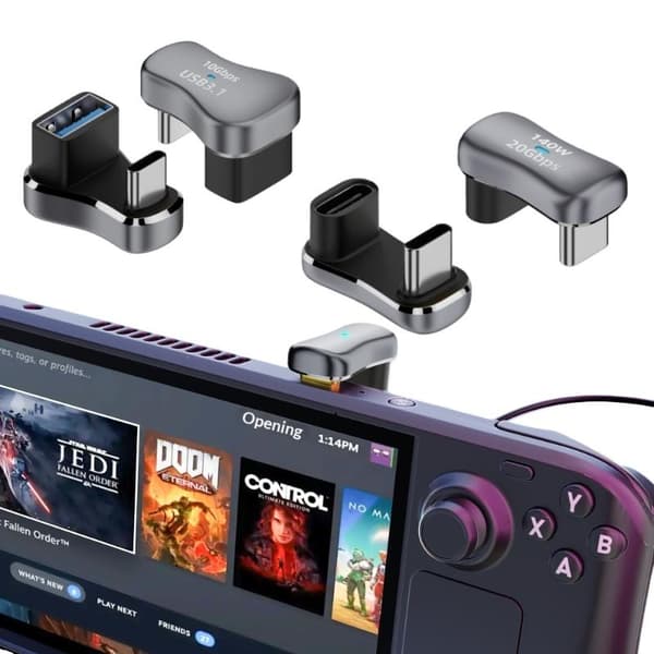 1 stk USB C-adapter Type C hann til hunn PD 140W hurtiglading USB