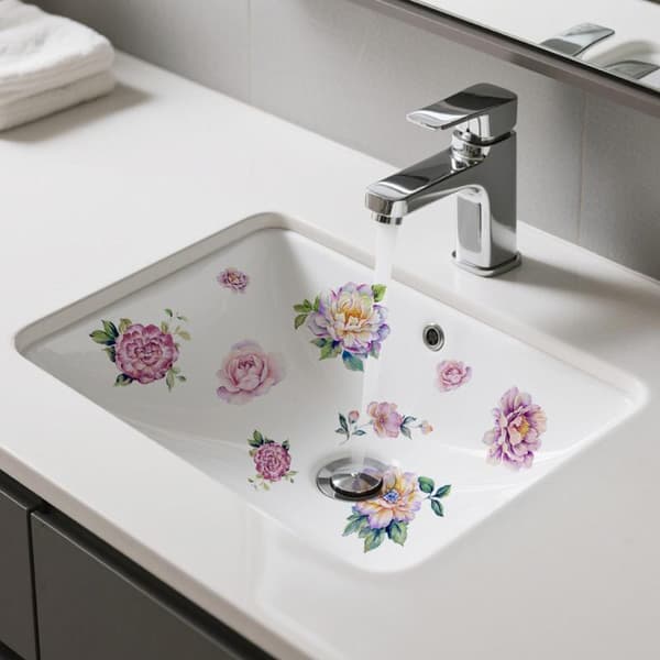Blomst Baderomsveggklistremerke