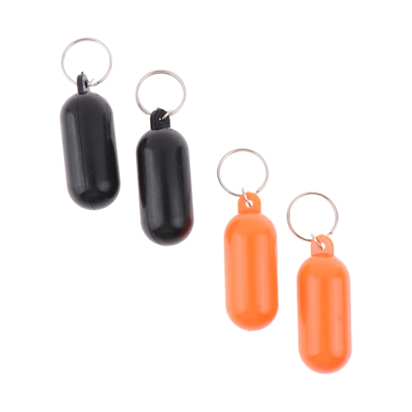 2 stk Båtkajakk Flytende nøkkelring Flytende nøkkelring Float Keychai Yellow