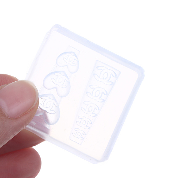 Neglekunst Silikoneforme Manicure Skabelonforme Hjerte Design N