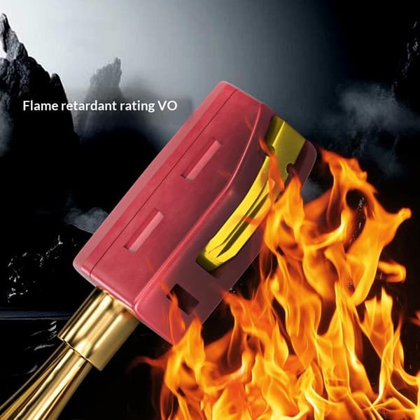 32A 3/4mm Bananstik Loddefri Hurtigforbindelse Højstrøm Gul A5