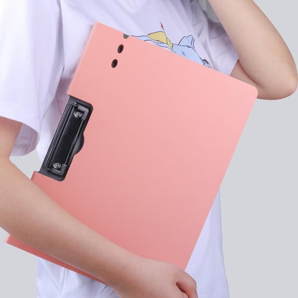 1 stk. A4-mappe med omslag - dokumentorganisator clipboard Blue