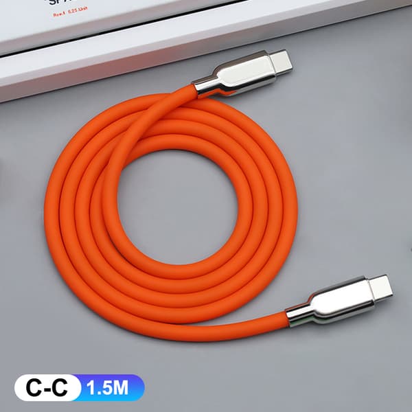 240W PD3.1 Flydende Silikone USB C Type-C Hurtigopladningskabel 15 A9