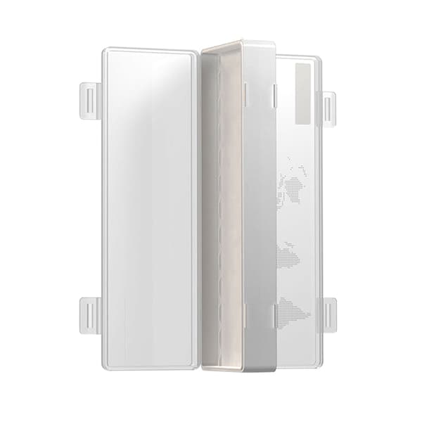 AA Batteriförvaringsfodral Hållare Organizer Kompakt PC Batterilåda