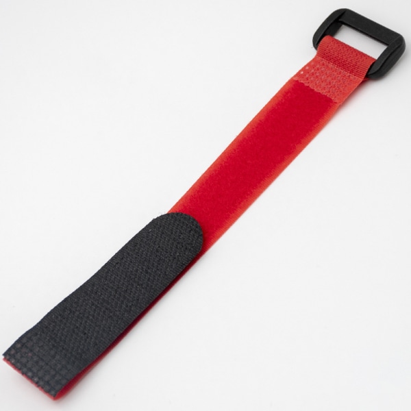 Tarranauhajännite Nylon Käänteinen soljen sidontalanka Itsekiinnittyvä red 20mm*200mm