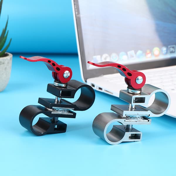 1 Stk Fiskestol Paraply Clip Bracket Justerbar Paraply Bas Silver