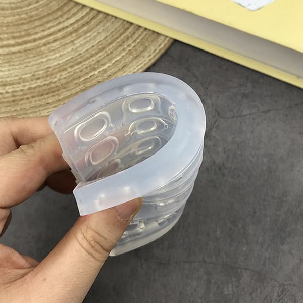Tegneseriehætte 3D silikoneform neglekunst blød stemplingsplade