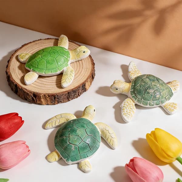 3D Skildpadde Silikoneform Havdyr Harpiks Støbeform Til DIY A1