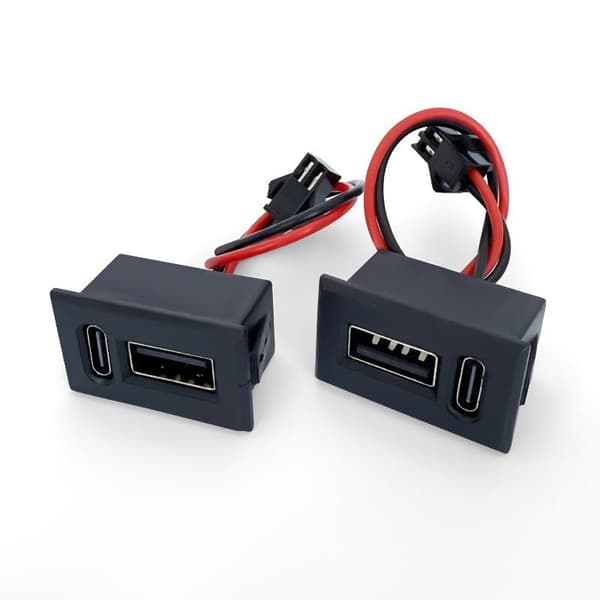USB Type-C naarasliittimen lampun latausvirtaliitin C-tyypillä 1pc